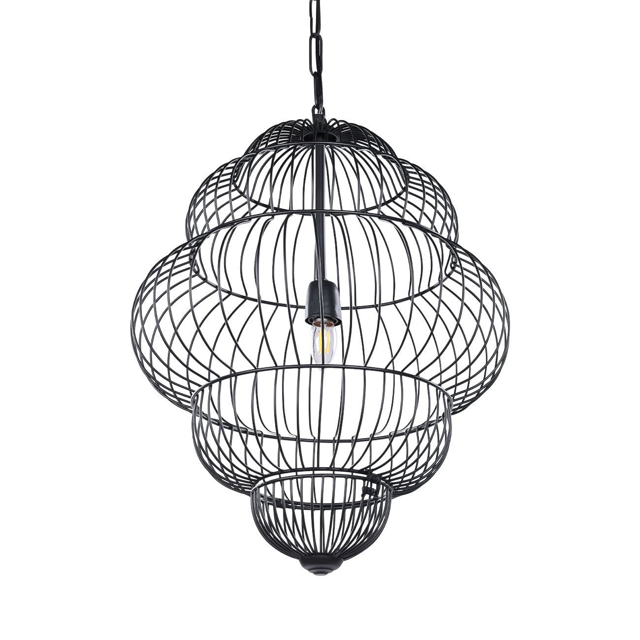 Mira Tiered Cloud Wire Pendant
