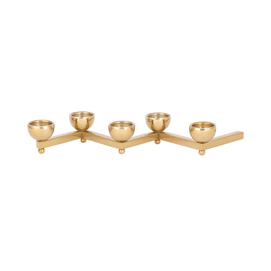 Luca Zigzag Tealight Holder