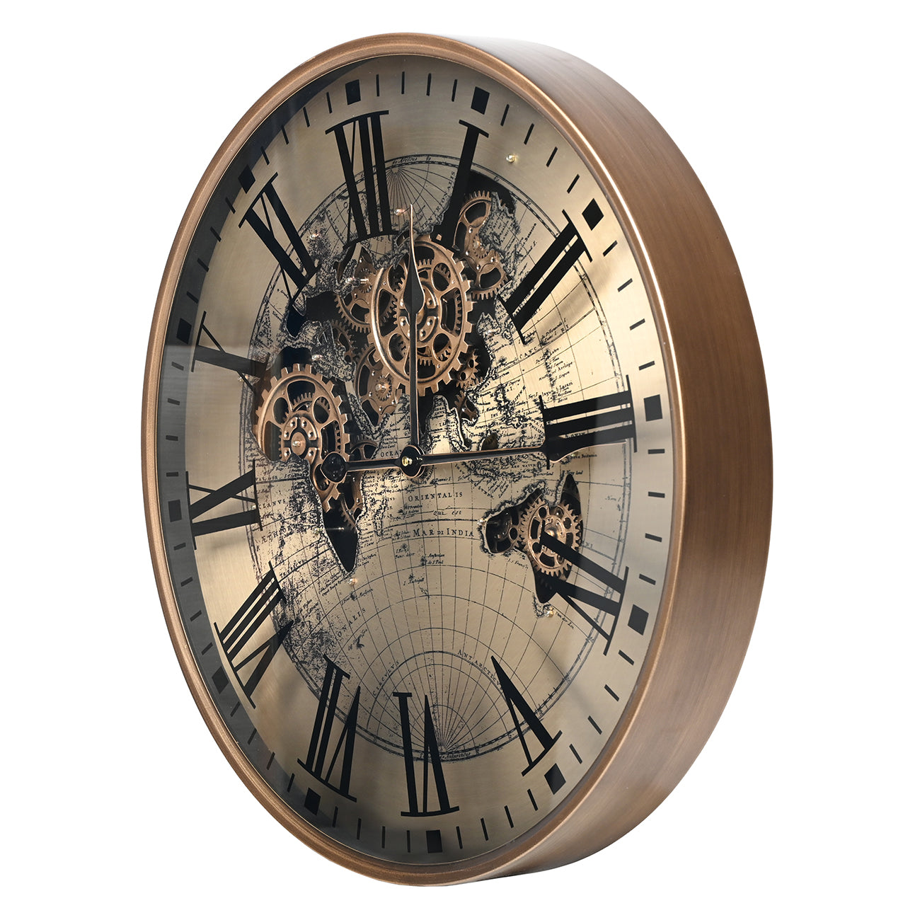 Atlas Moving Cogs Wall Clock