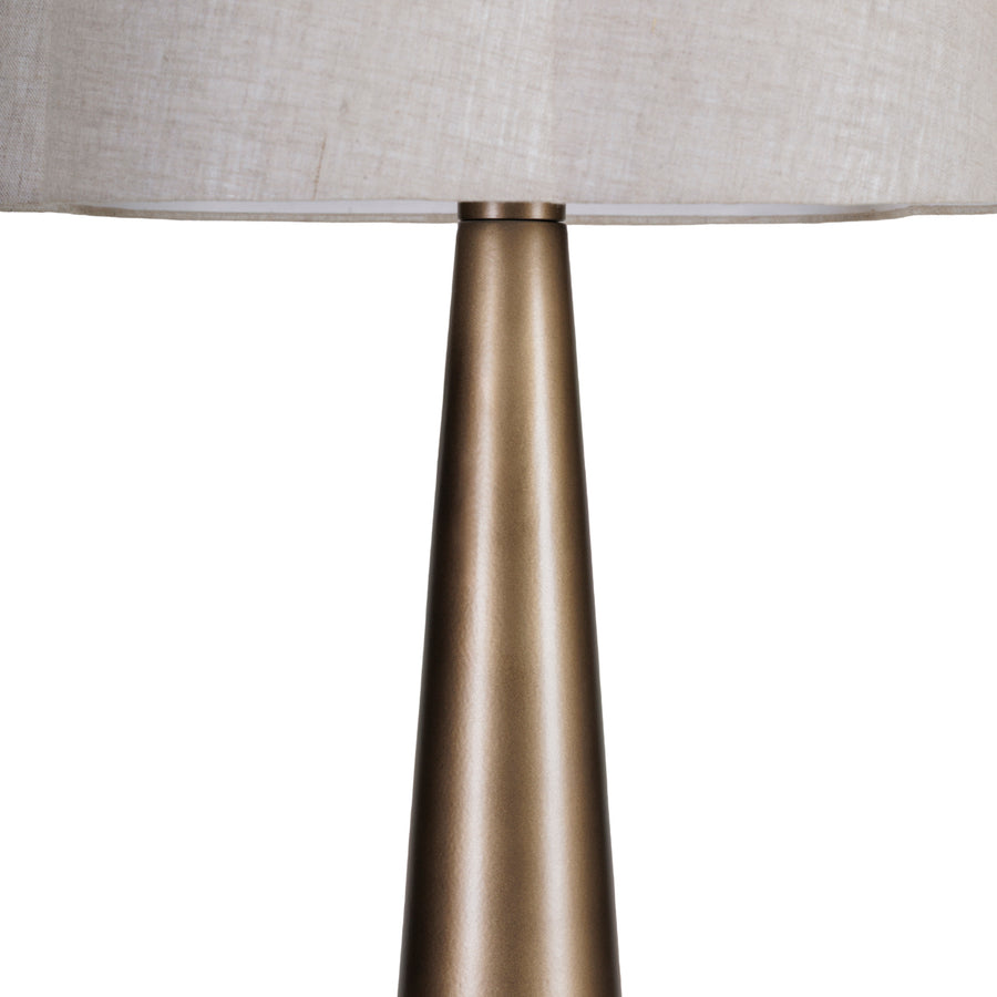 Southbourne Smoked Gold Floor Lamp 170cm
