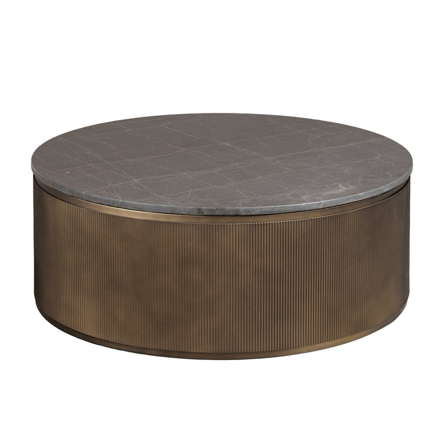 Belvedere Royal Gold Set of 2 Nesting Coffee Tables