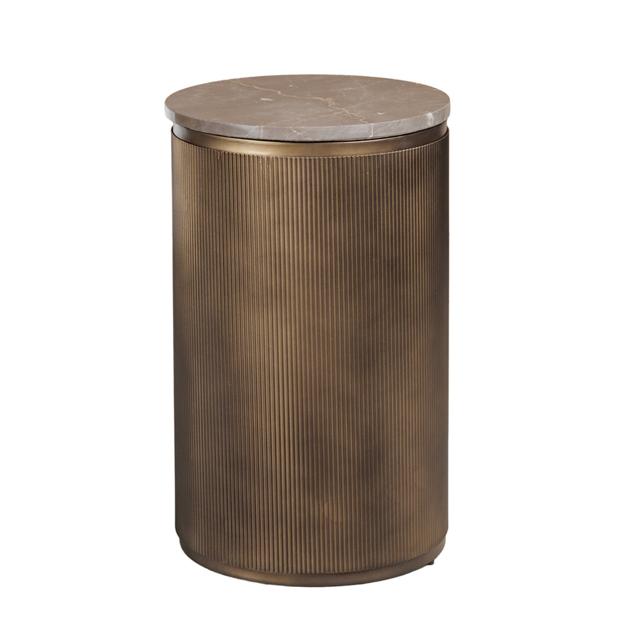 Belvedere Royal Gold Set of 2 Nesting Side Tables