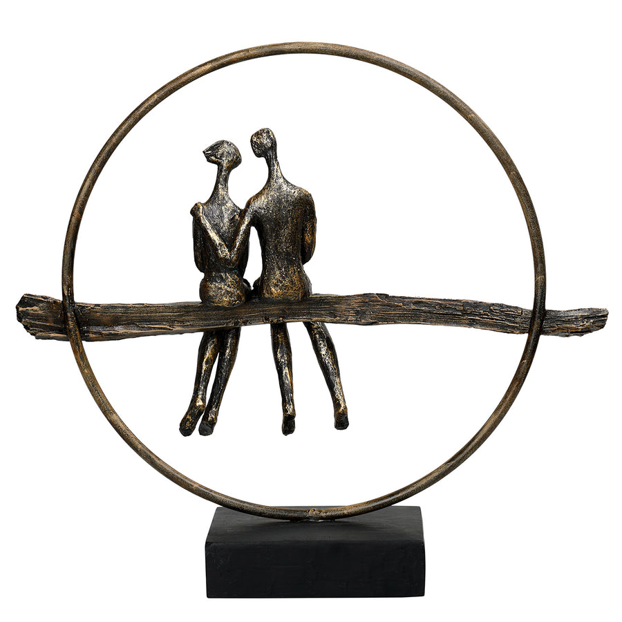 Circle of Life Couple  Sculpture