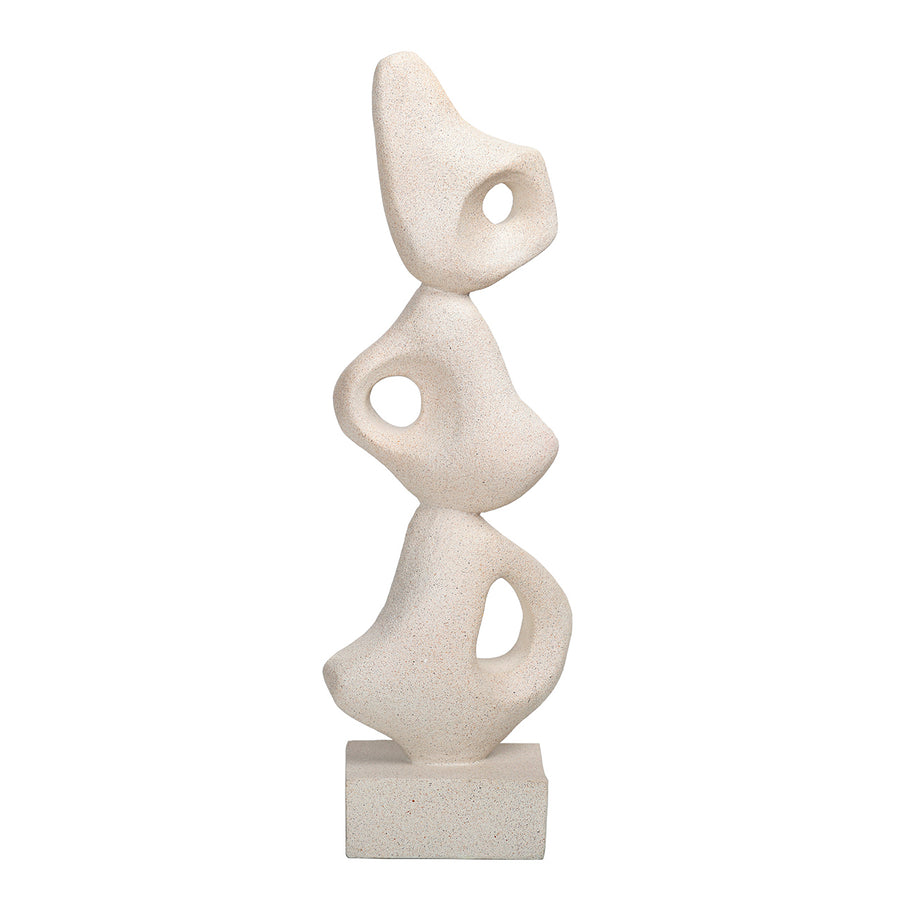 Aven Stacked Organic Forms Sculpture