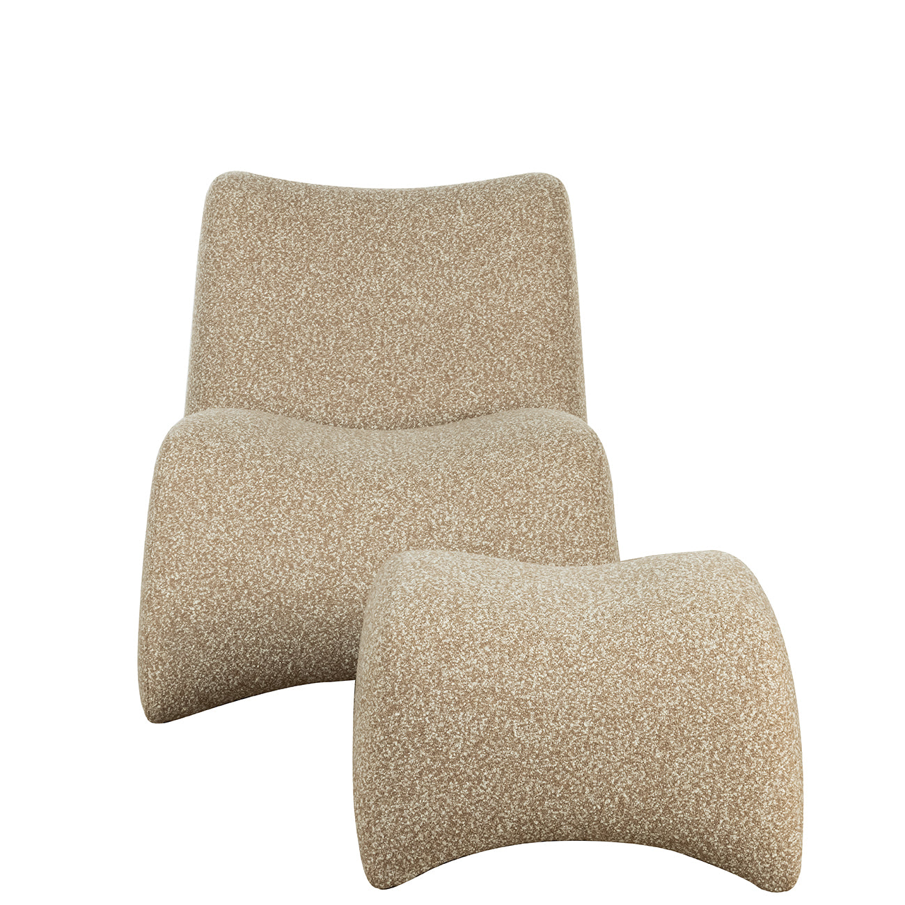 Bangkok Upholstered Occasional Chair and Stool