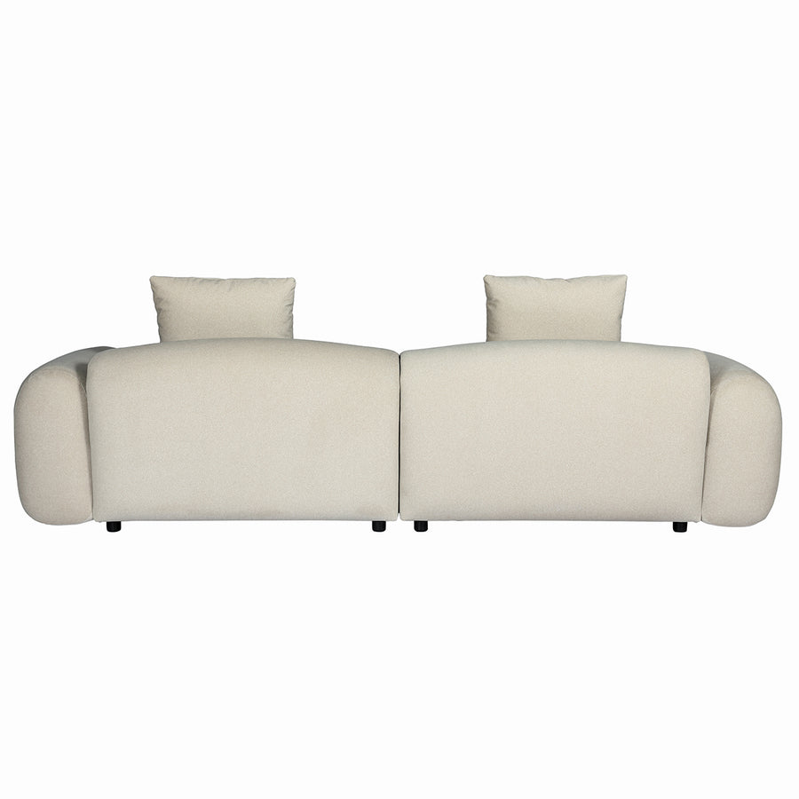 Limewood 3 Seater Sofa in Warm Stone Velvet