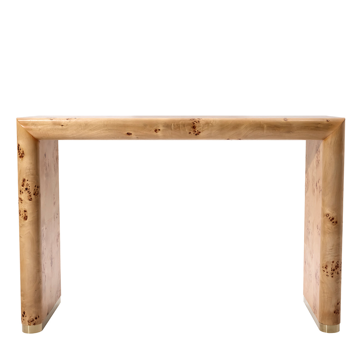 Karatara Burlwood Console Table — product image on a white background
