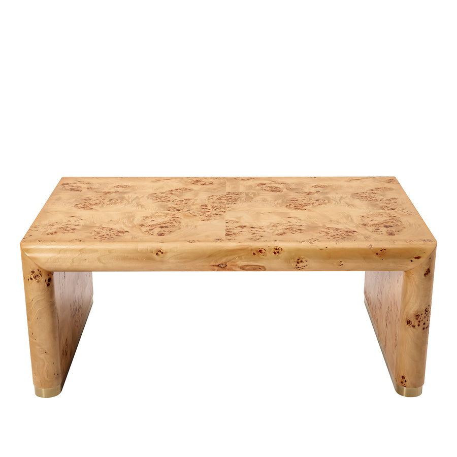Karatara Burlwood Coffee Table — detail view