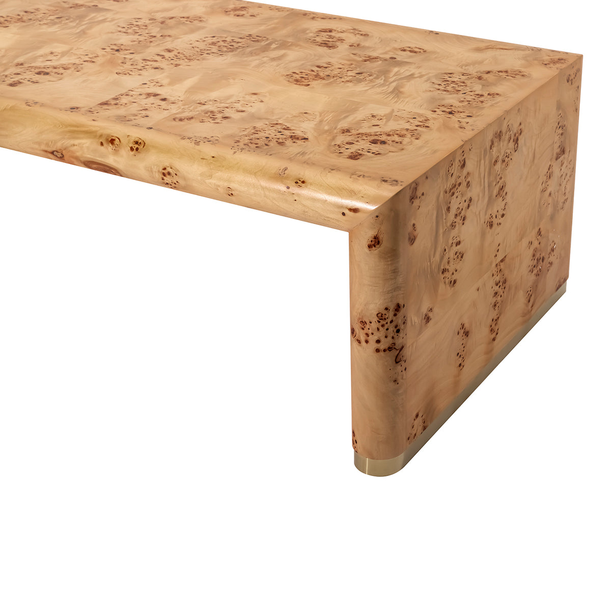 Karatara Burlwood Coffee Table — further detail