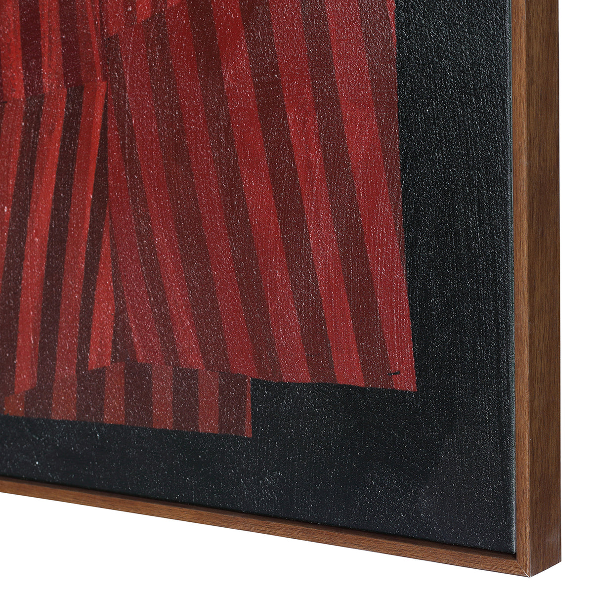 Strata Relief Textured Framed Canvas Wall Art 100x100cm — further detail