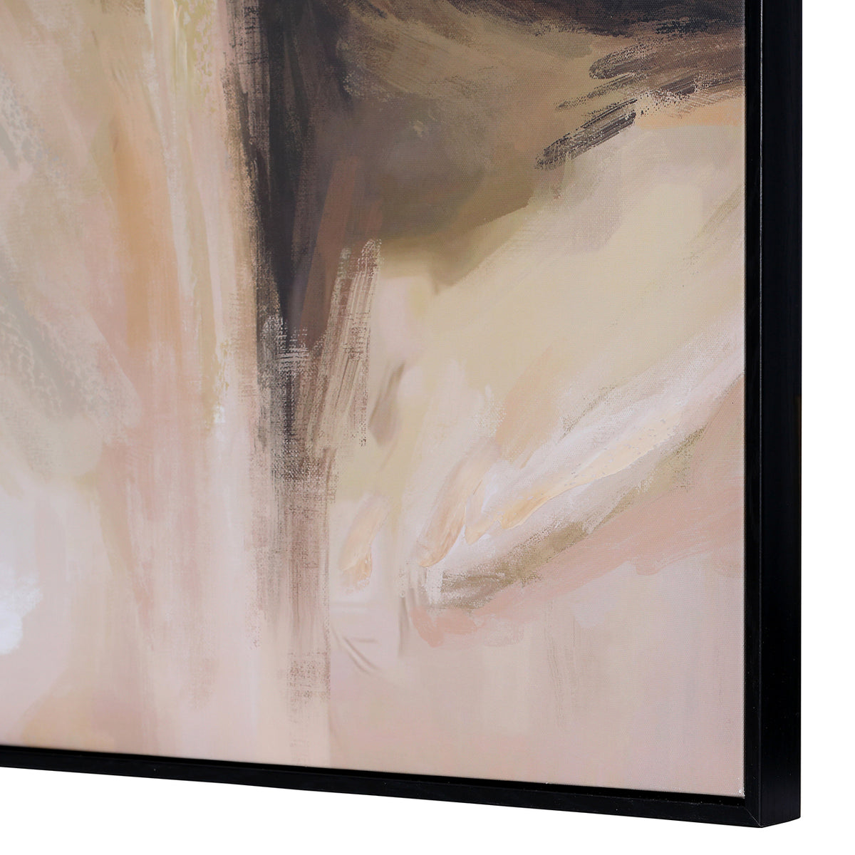 Veiled Expression Hand Embellished Framed Canvas Wall Art 100x140cm — further detail