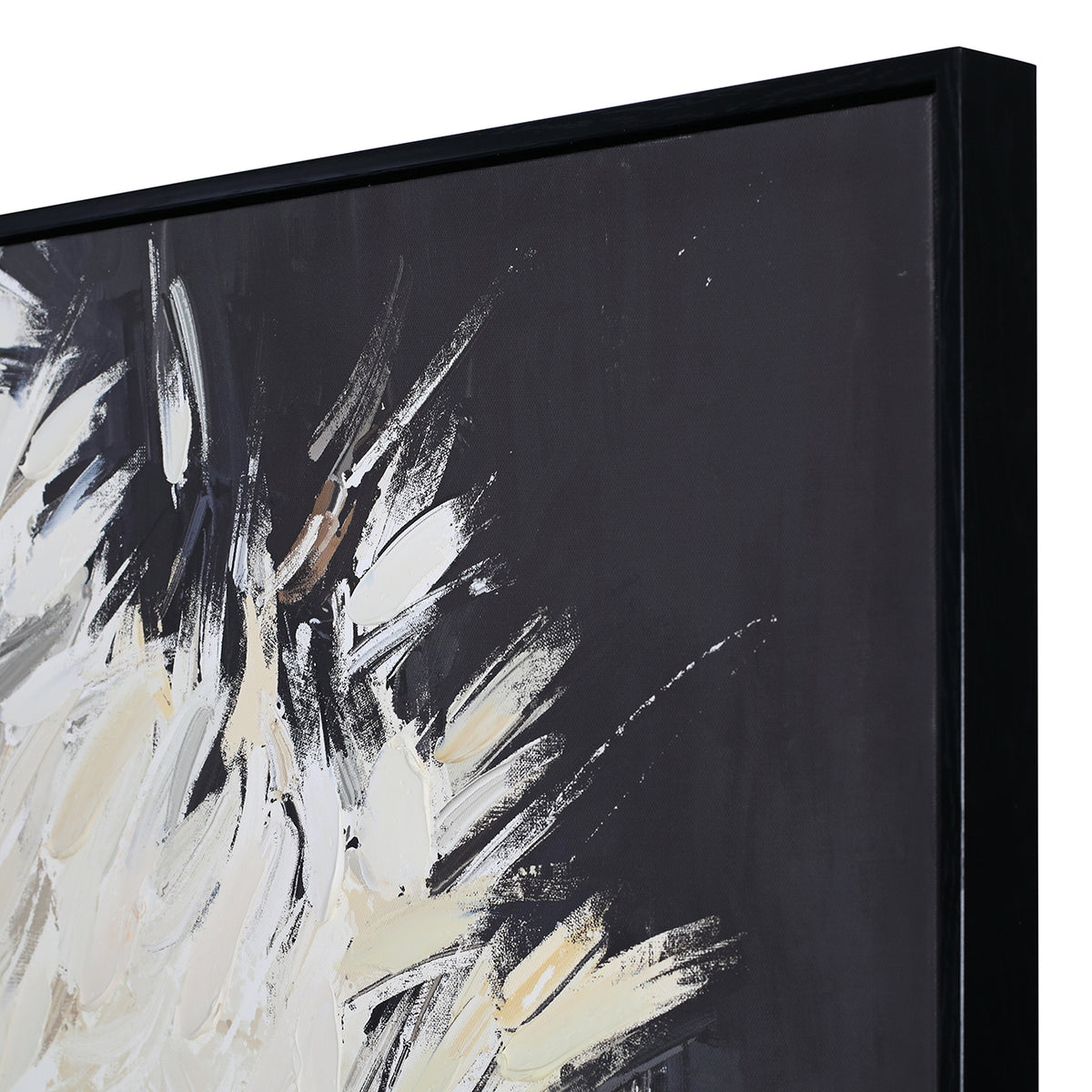 Hidden Muse Hand Embellished Framed Canvas Wall Art 90x120cm — styled in a room setting