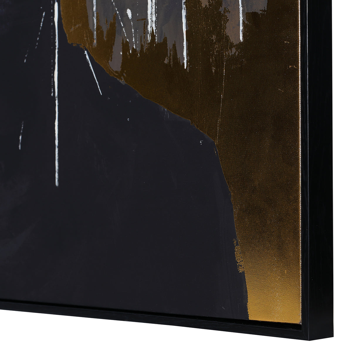 Hidden Muse Hand Embellished Framed Canvas Wall Art 90x120cm — further detail
