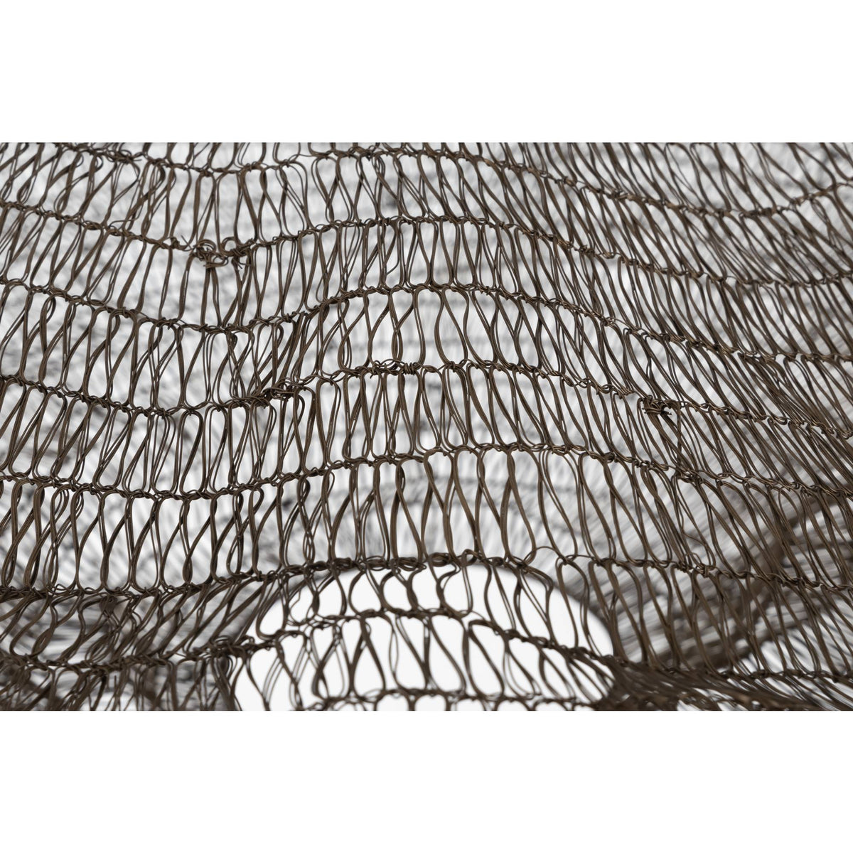 Lailaa brass wavy iron ceiling lamp, large