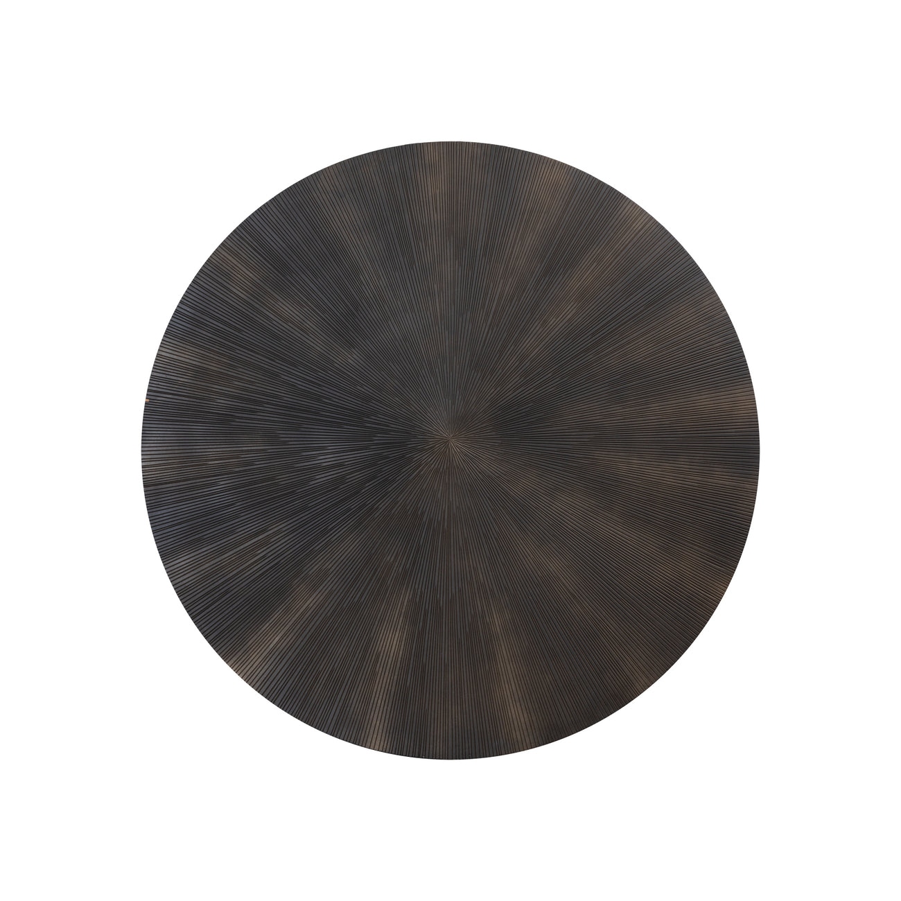 Zapp Carved Round Wall Panel - Black and Gold