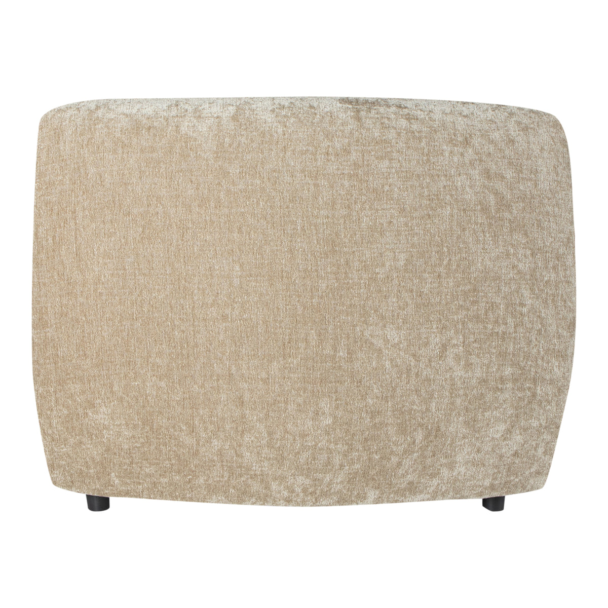 Lujo cream fabric modular sofa corner piece