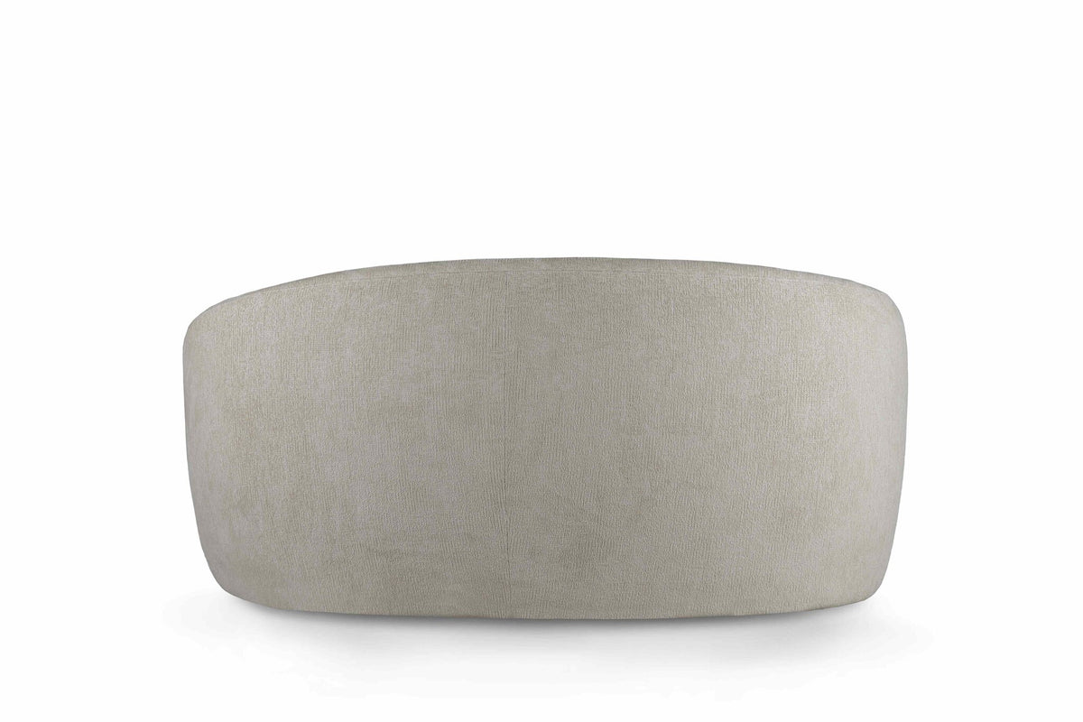 Bohne cream fabric two-seater sofa