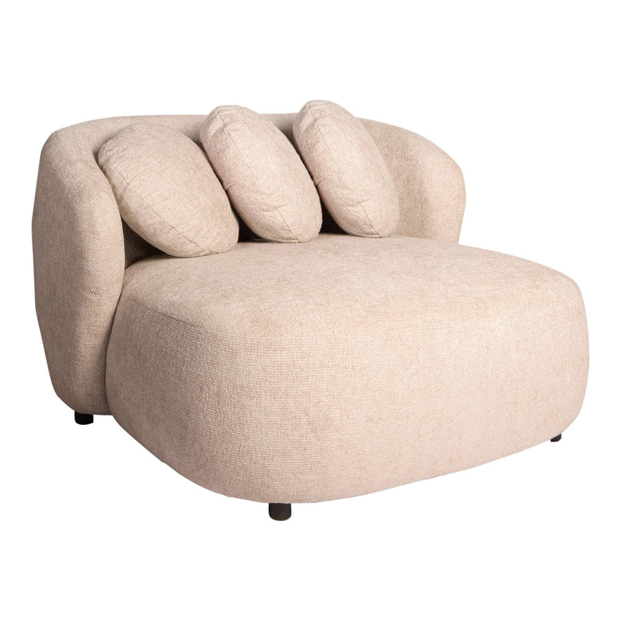 Aphrodite cream two-seater love-seat armchair
