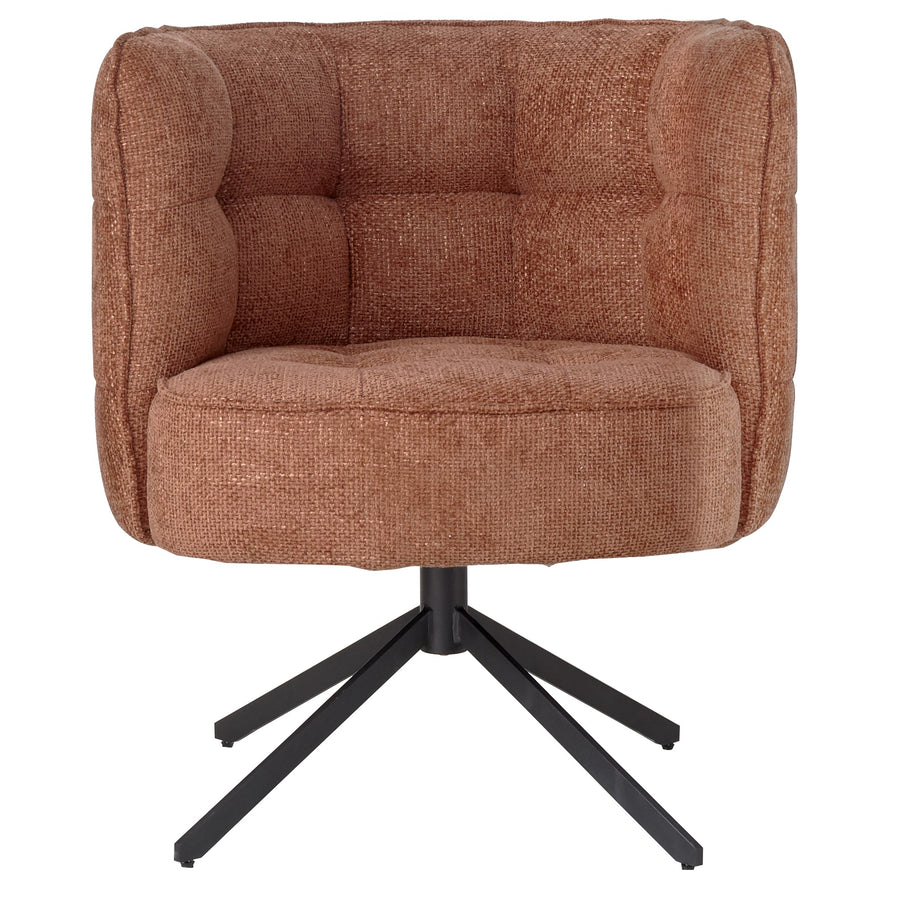 Odin rust tall shell-back dining chair
