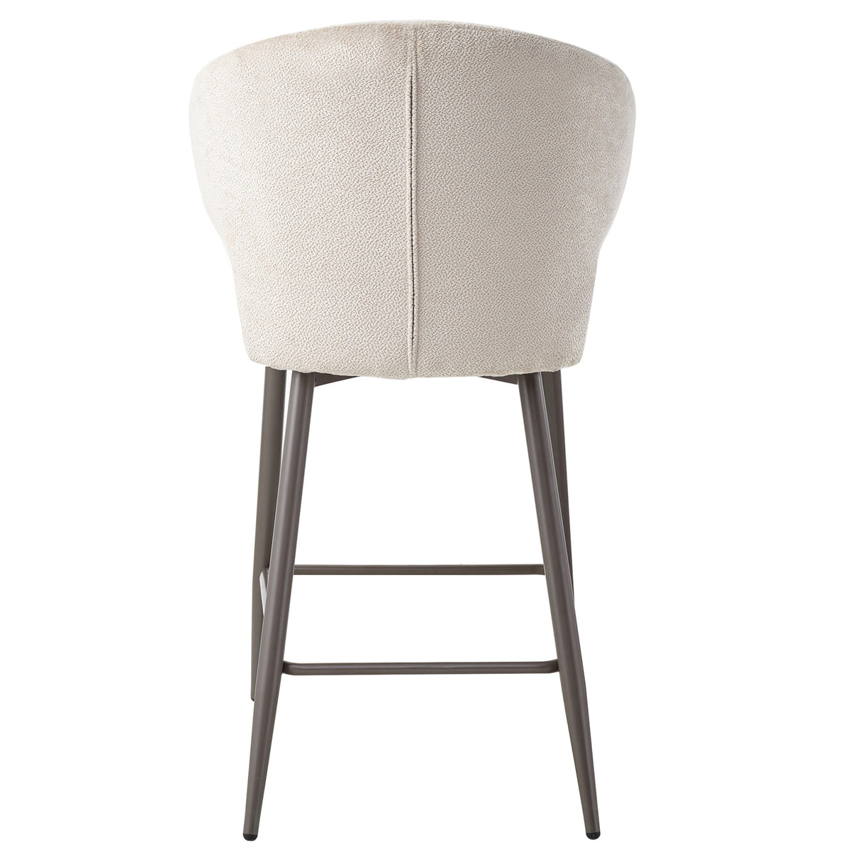 Ares beige upholstered in aphrodite fabric bar stool