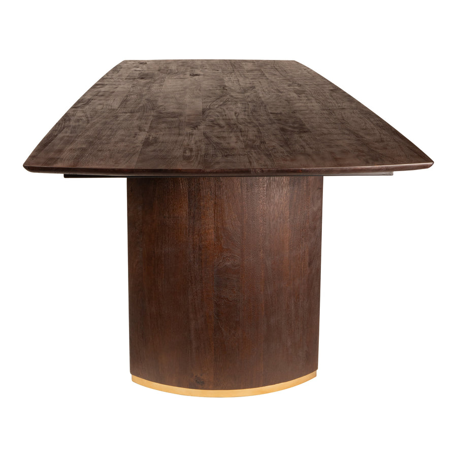 Ostara brown solid mango wood dining table