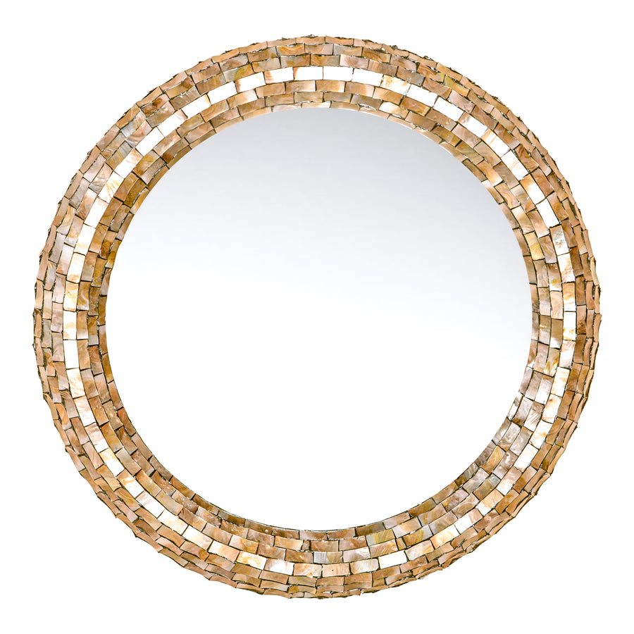 Chelsae cream hand-finished mdf mirror