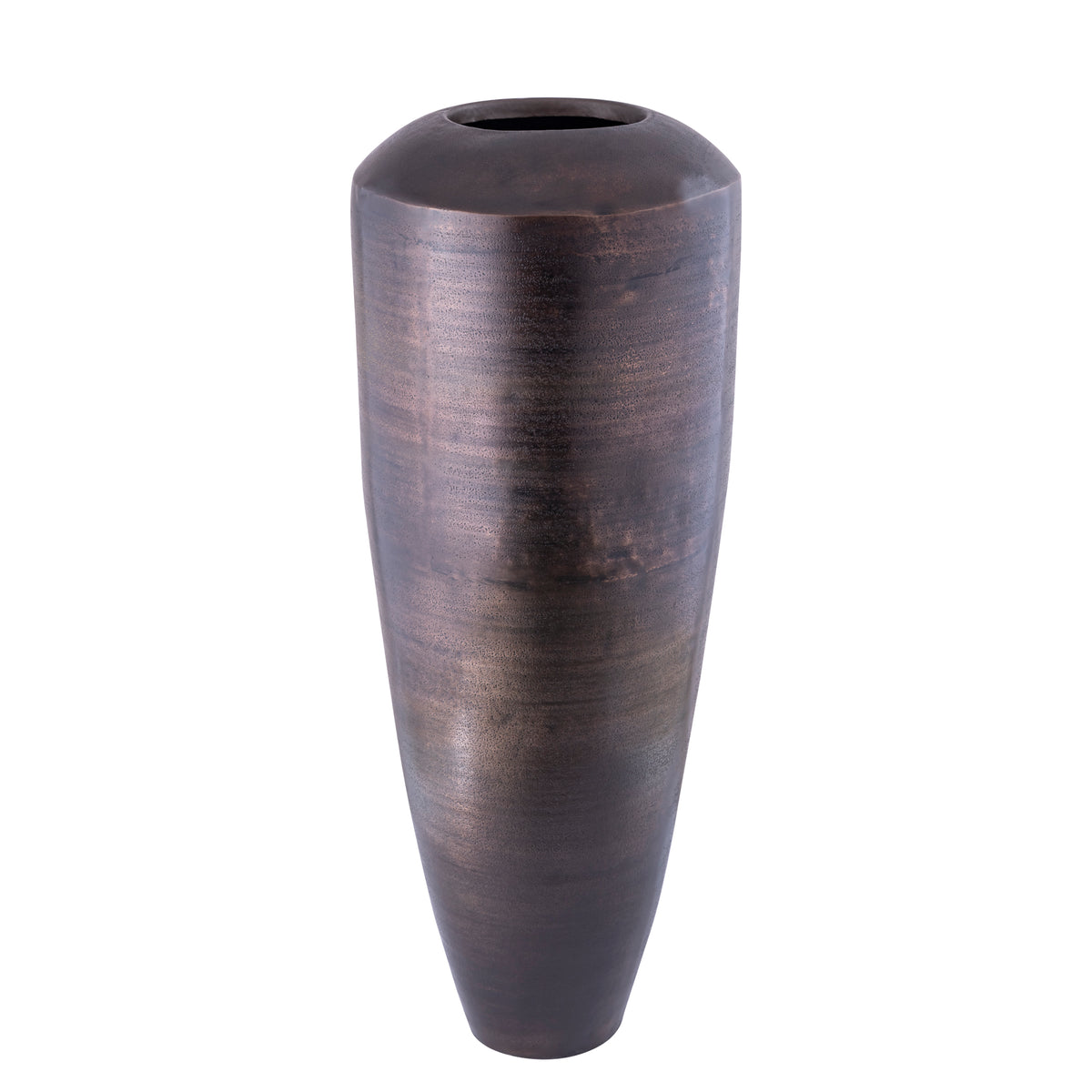 Micheal copper brushed aluminium planter