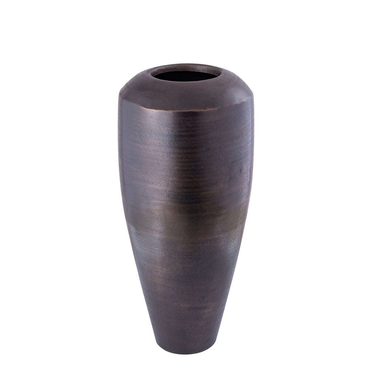 Micheal copper brushed aluminium planter
