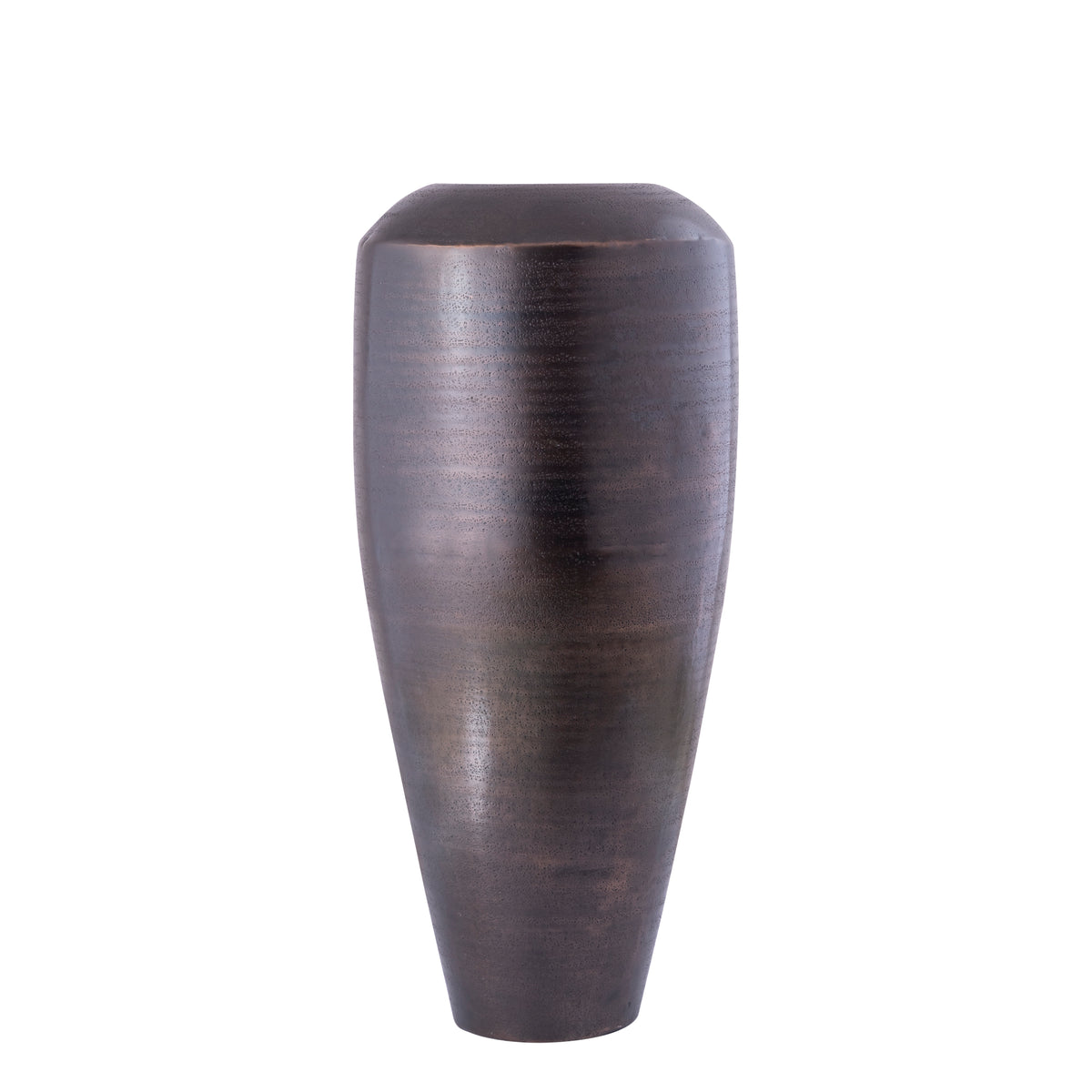 Micheal copper brushed aluminium planter