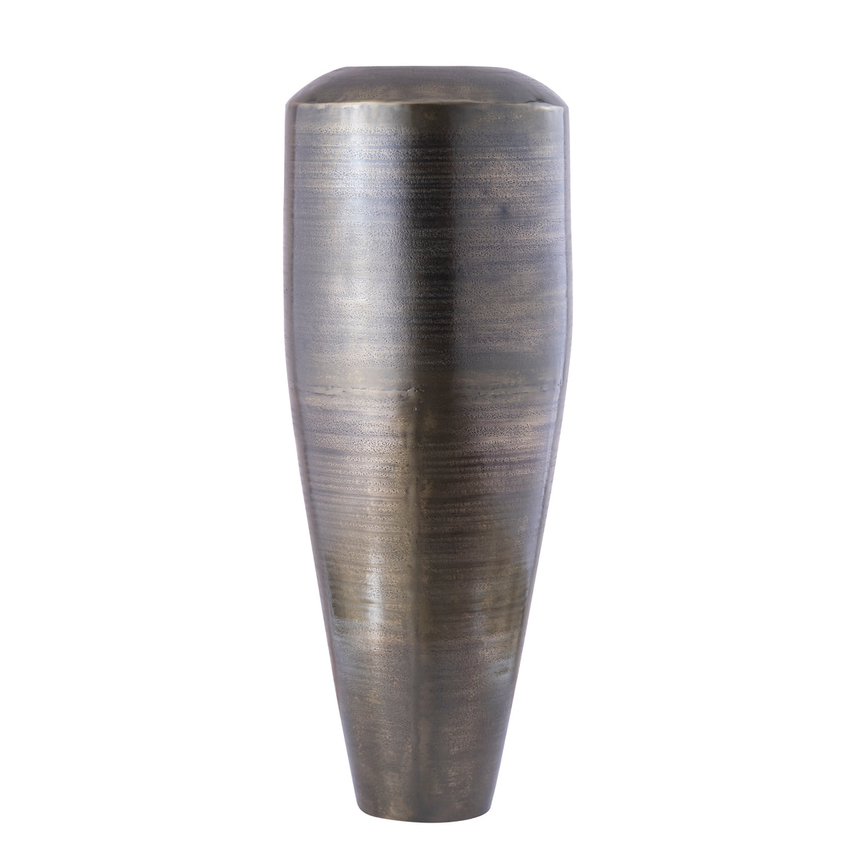 Micheal black brushed aluminium planter