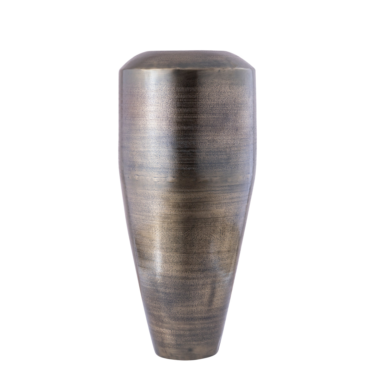 Micheal black brushed aluminium planter