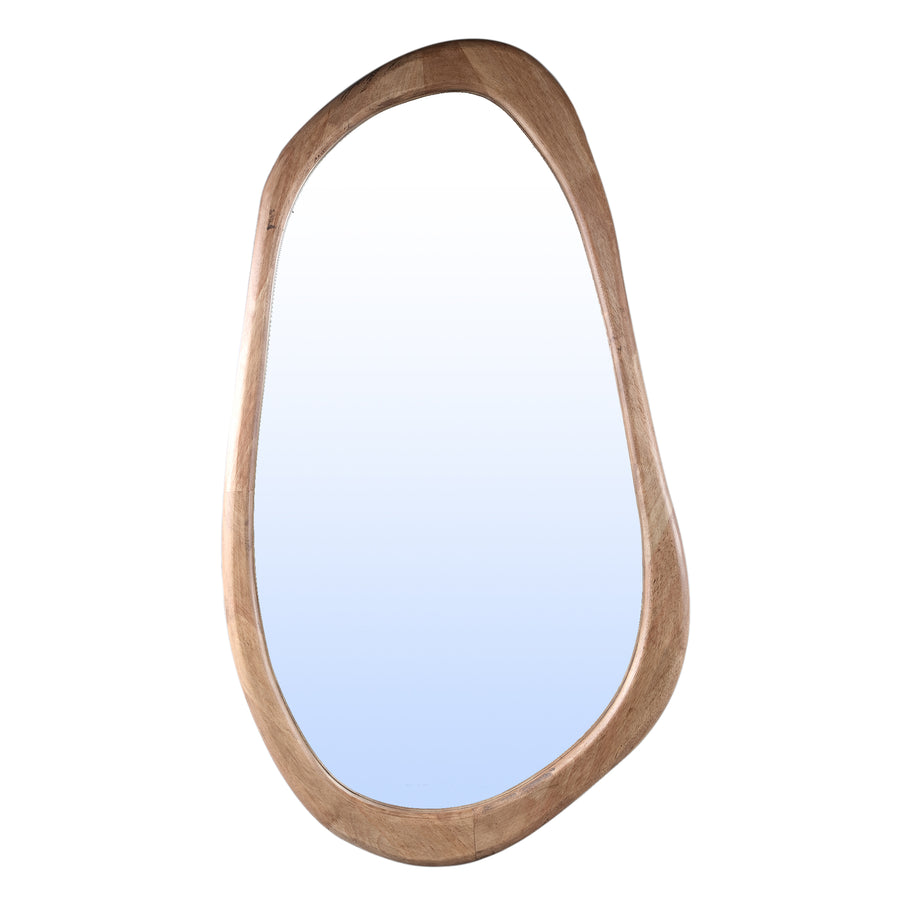 Neelix Organic Rubberwood Mirror - Natural