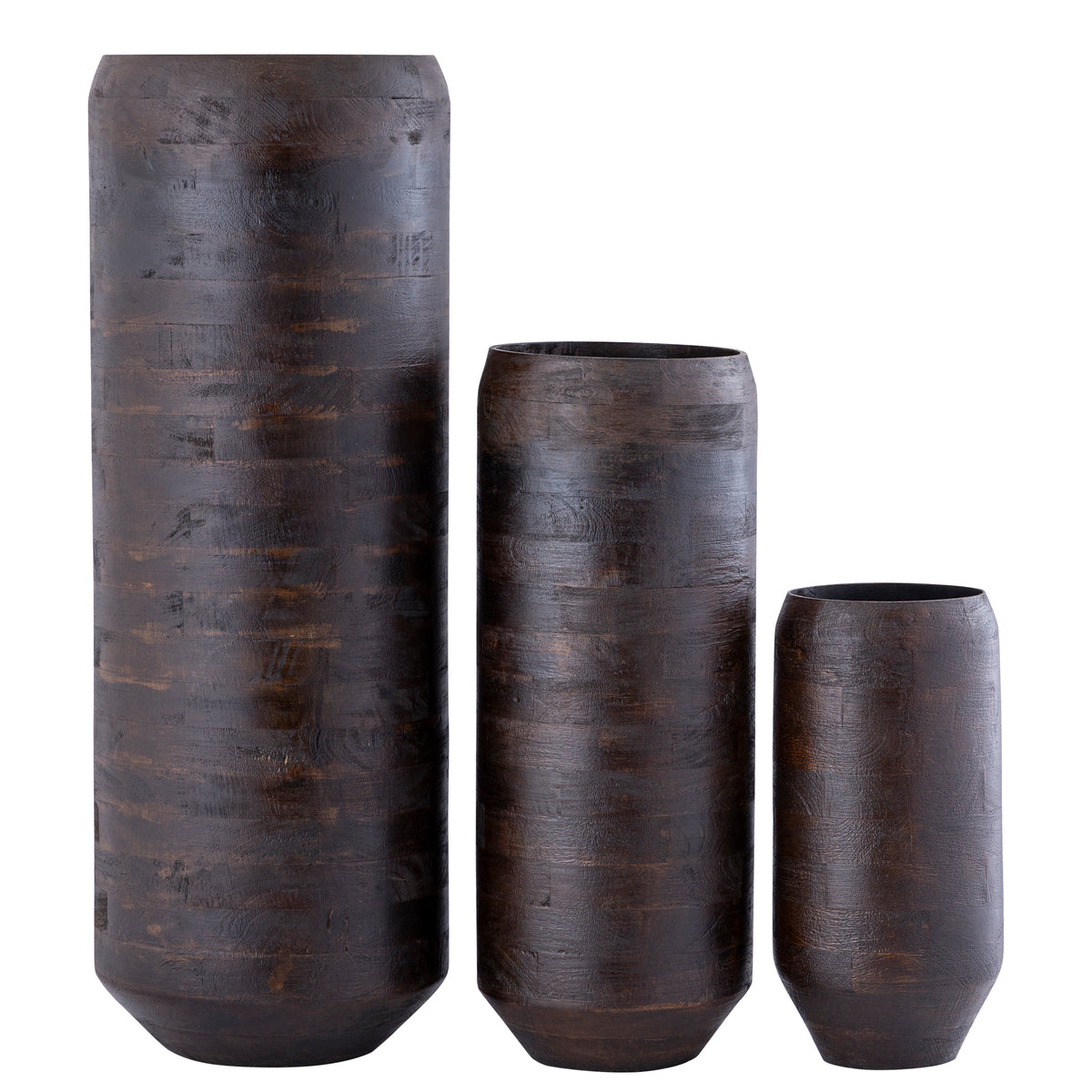 Gerd brown solid mango wood wooden planter