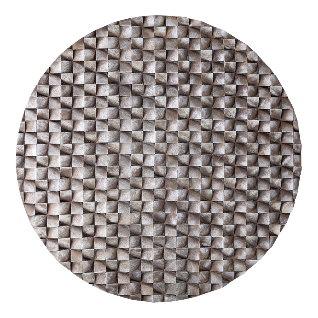 Zoaya 3D Cube Round Wall Panel - Bronze