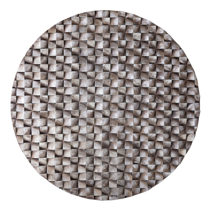 Zoaya 3D Cube Round Wall Panel - Bronze