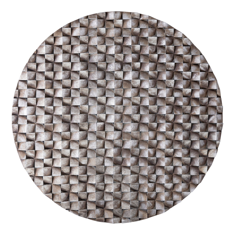 Zoaya 3D Cube Round Wall Panel - Bronze