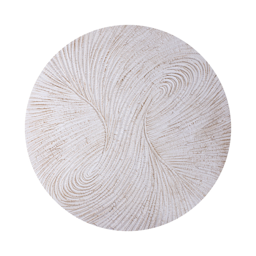 Wiktor white hand-finished mdf wall panel