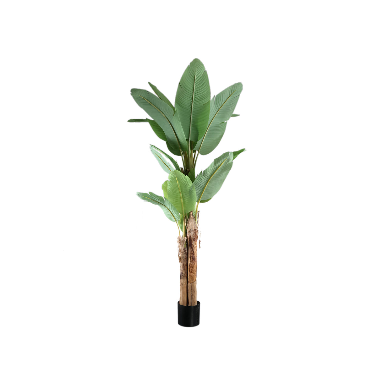 Tree green powder-coated iron faux plant