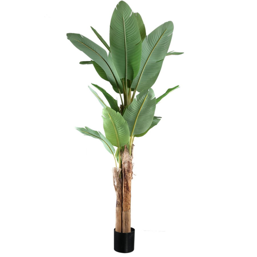 Faux real-touch banana tree large