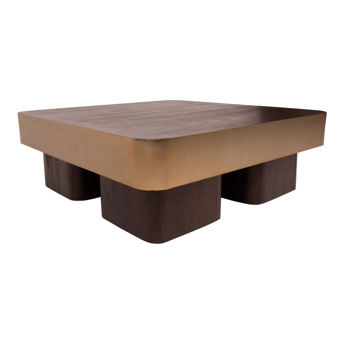Warren brown solid mango wood coffee table
