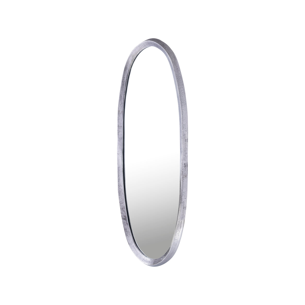 Limera black cast aluminium mirror