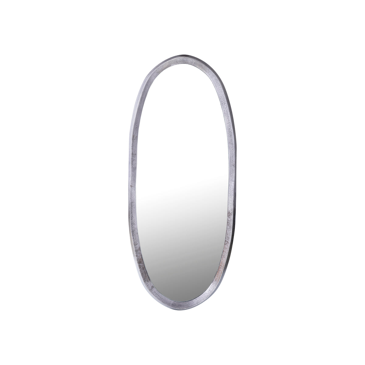 Limera black cast aluminium mirror