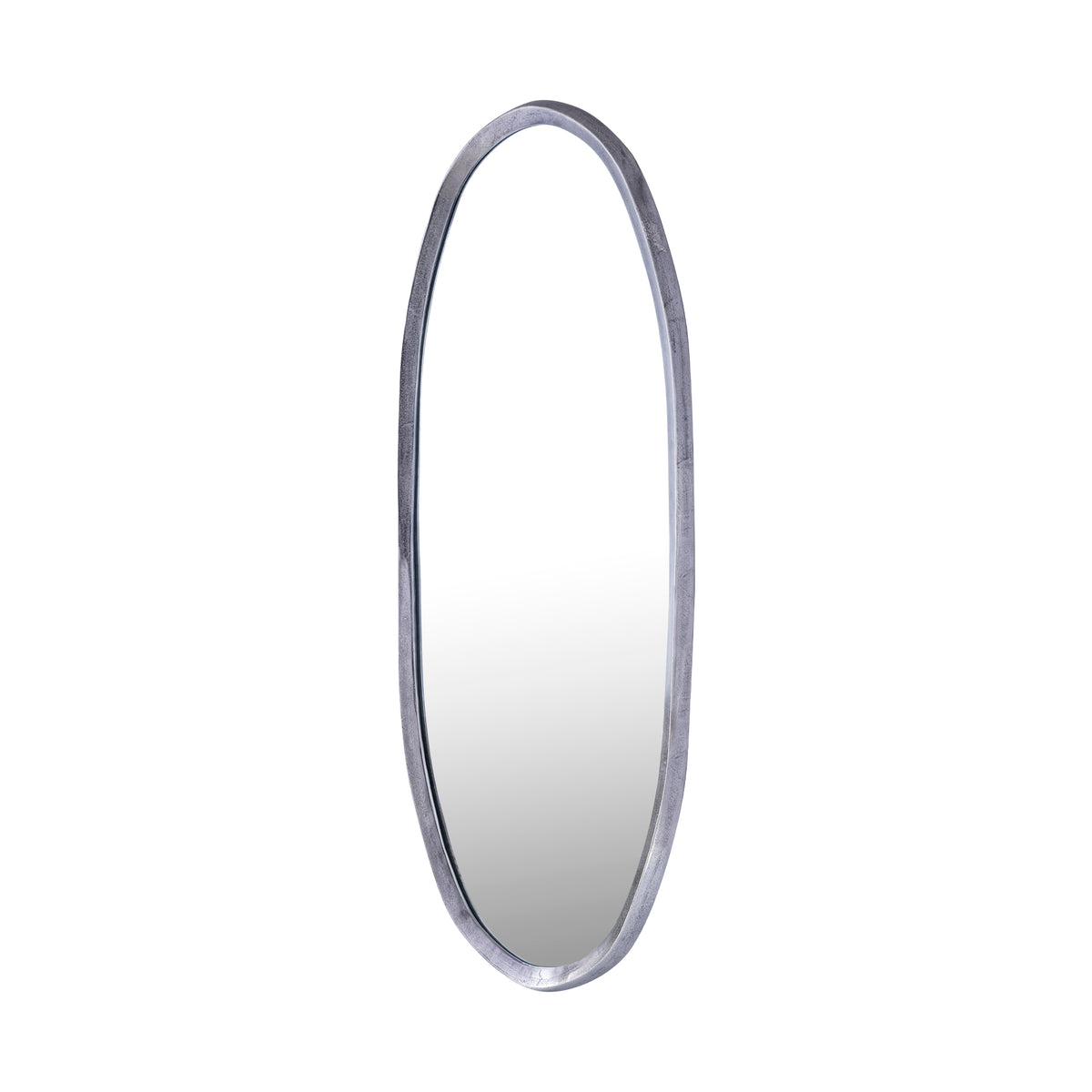 Limera black cast aluminium mirror