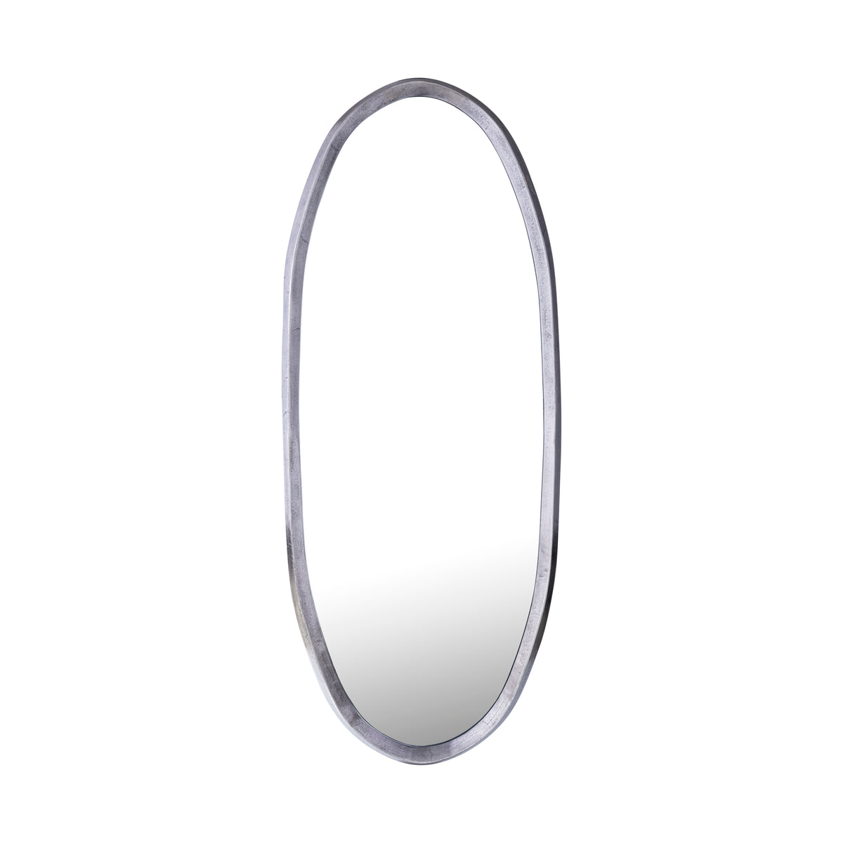 Limera black cast aluminium mirror