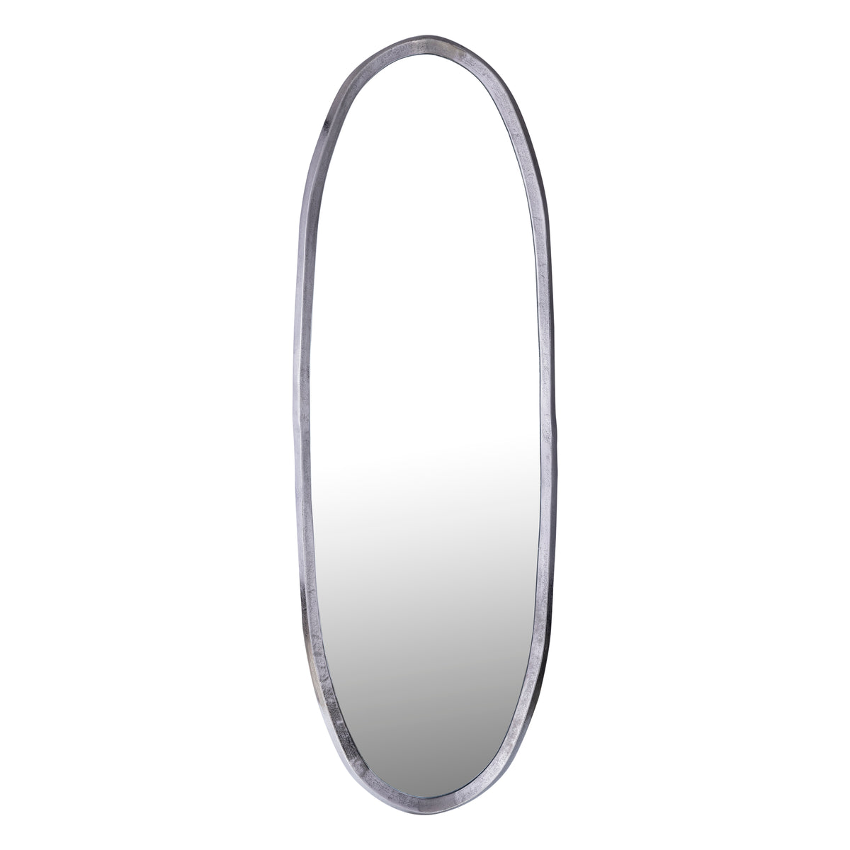 Limera black cast aluminium mirror