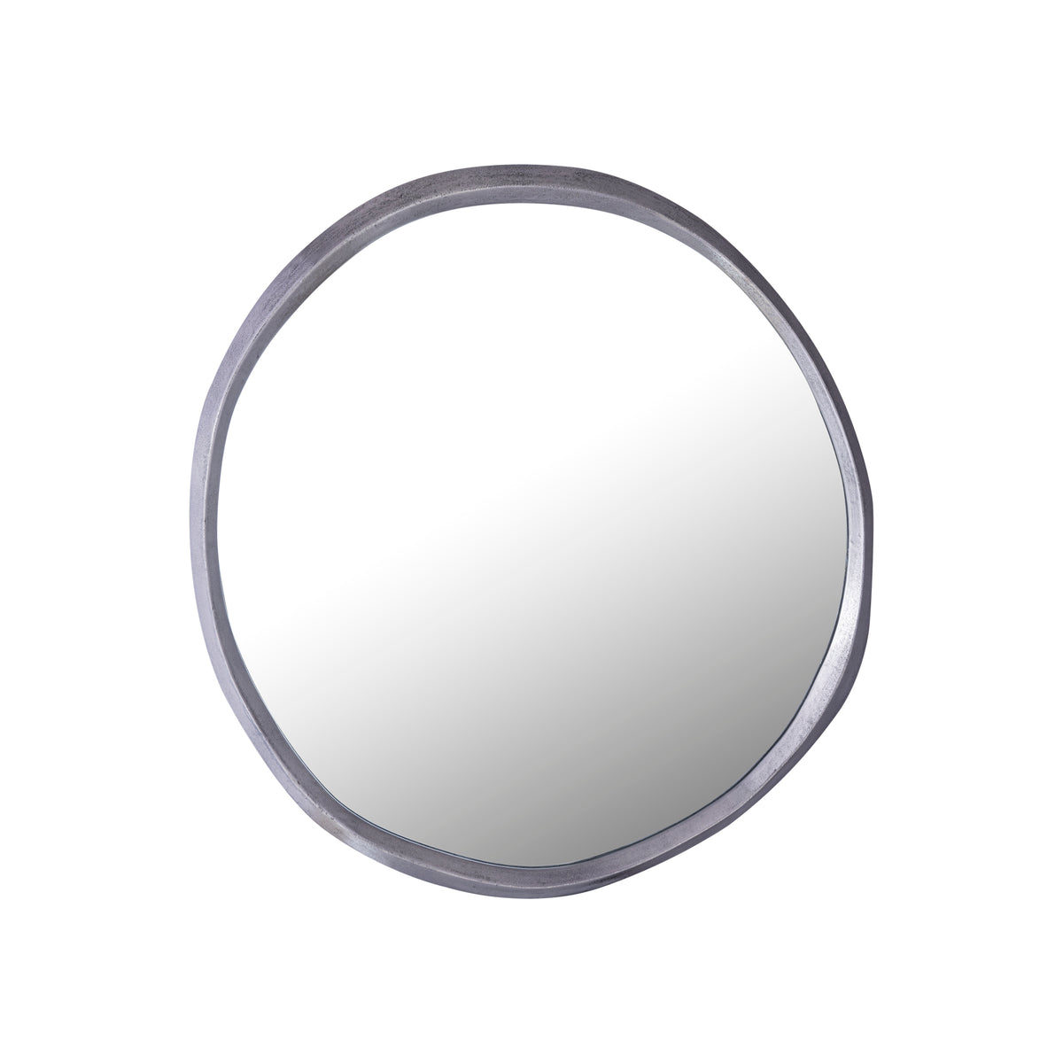 Limera black cast aluminium mirror