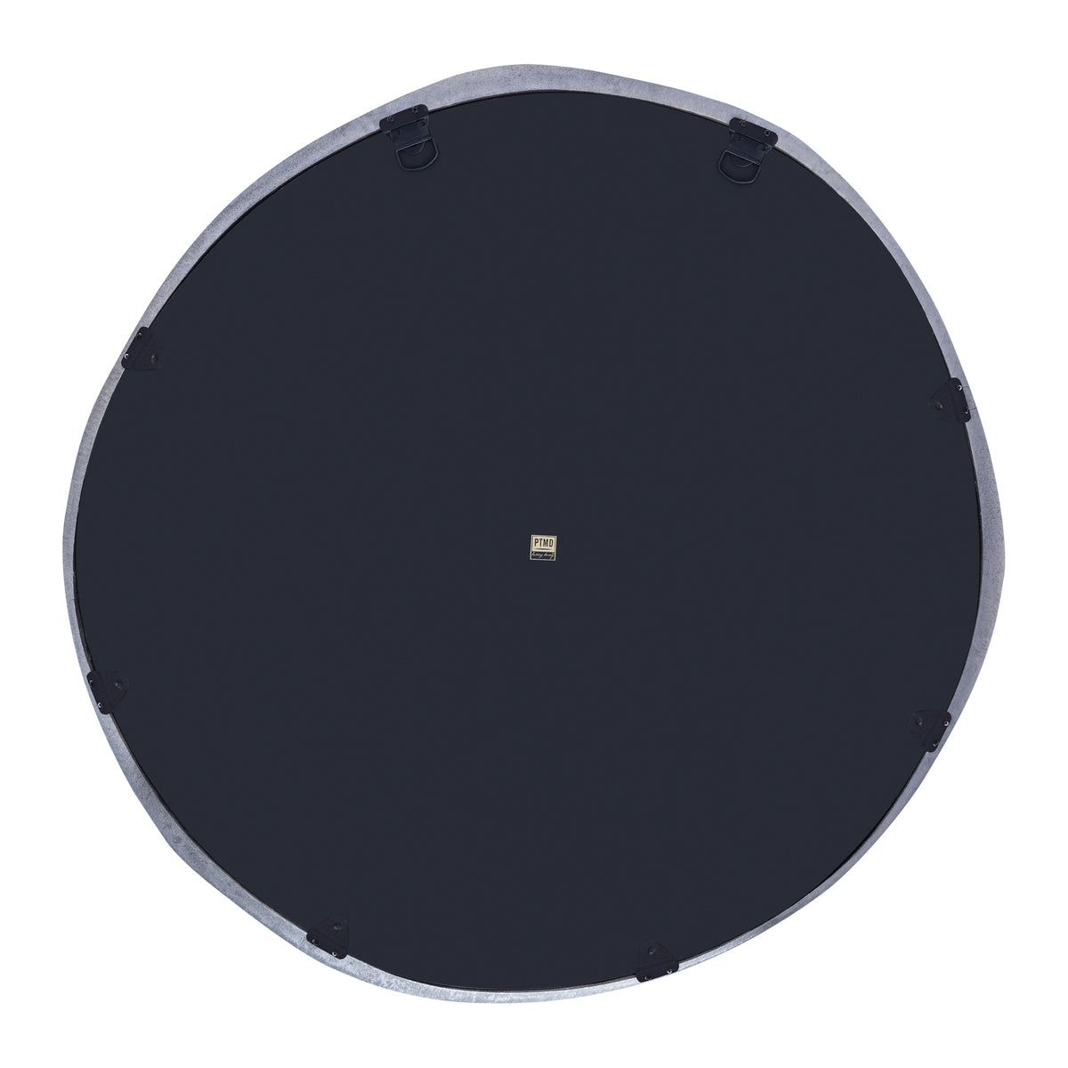 Limera black cast aluminium mirror