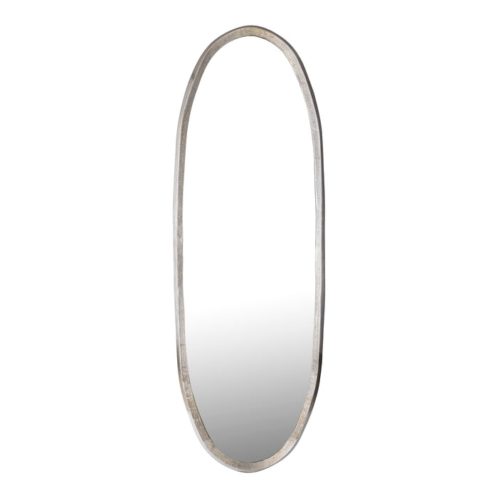 Limera Irregular Oval Mirror - Brass