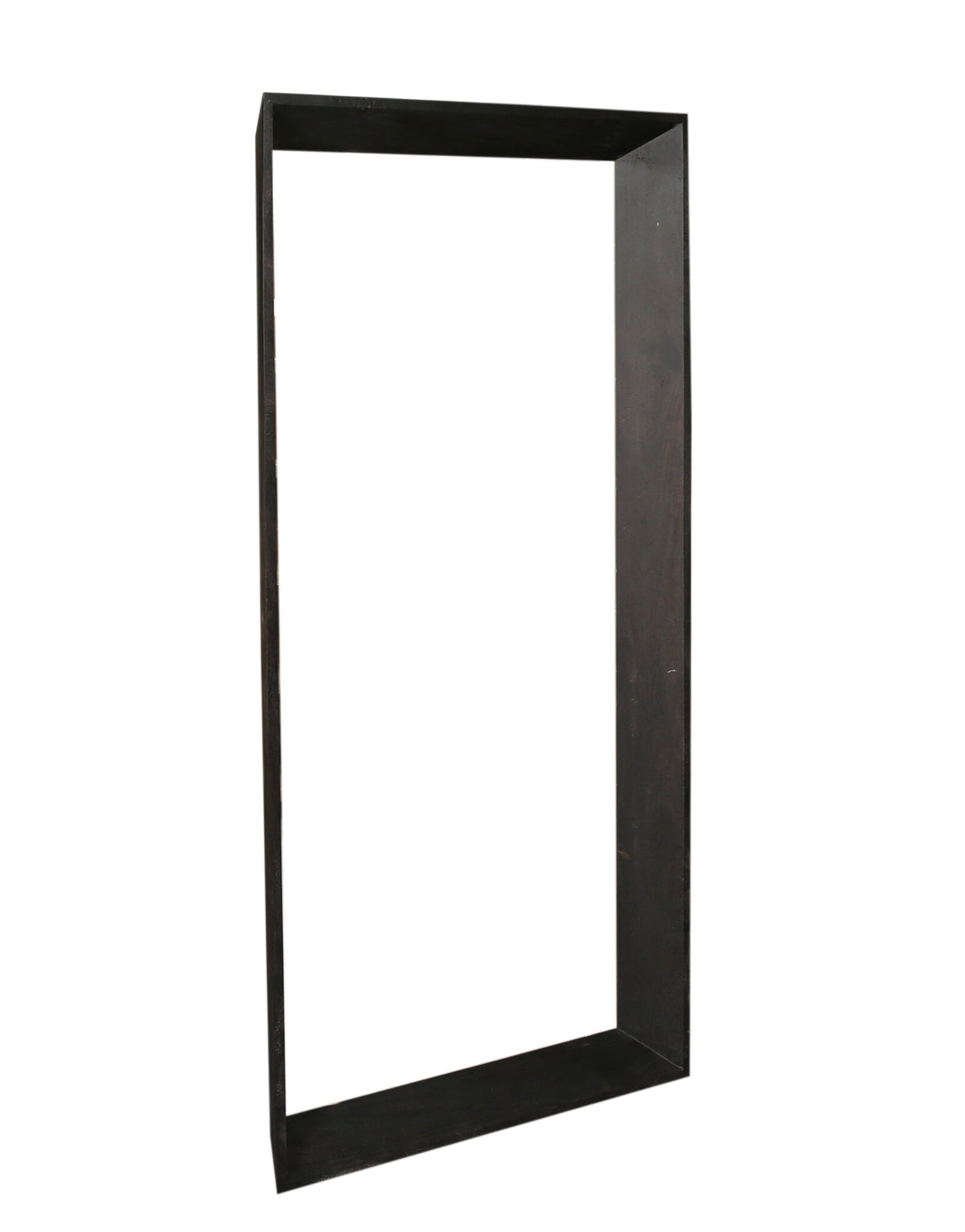 Kyro black solid acacia wood mirror