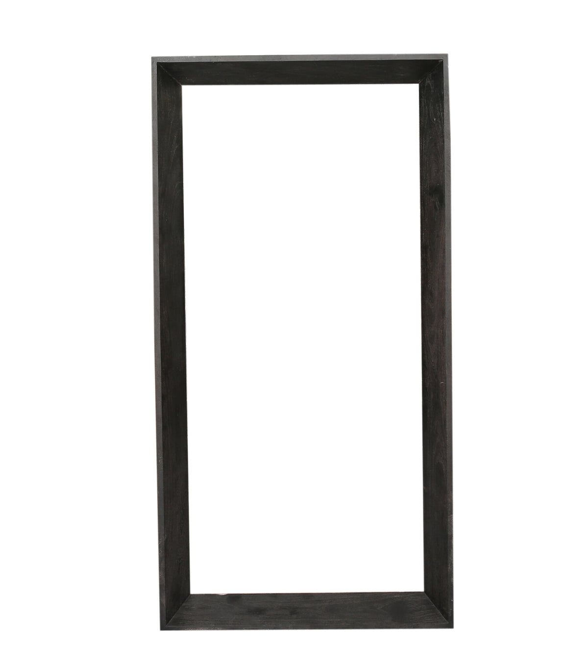 Kyro black solid acacia wood mirror
